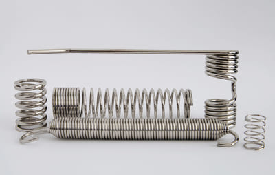 Coil springs and formed steel components